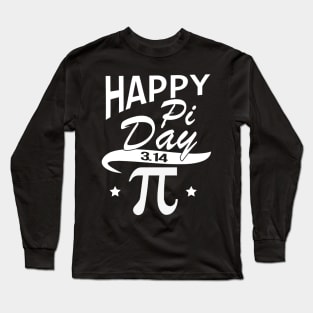 3.14 Pi Day for Teachers, Professors, & Math Fans Long Sleeve T-Shirt